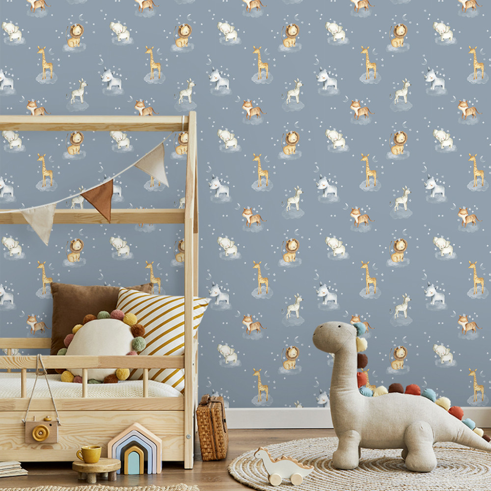 Papel de Parede Baby Safari dos Sonhos