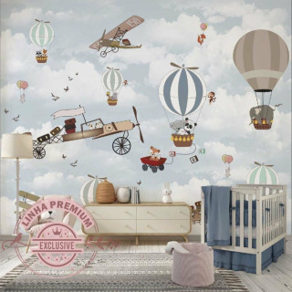 Papel De Parede Personalizado Festa No Céu