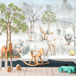 Papel de Parede Personalizado Bosque Baby