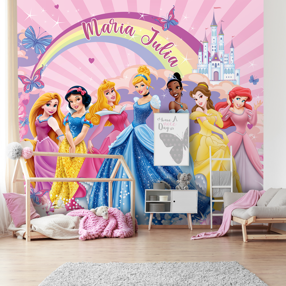 Papel de Parede Personalizado Reino das Princesas