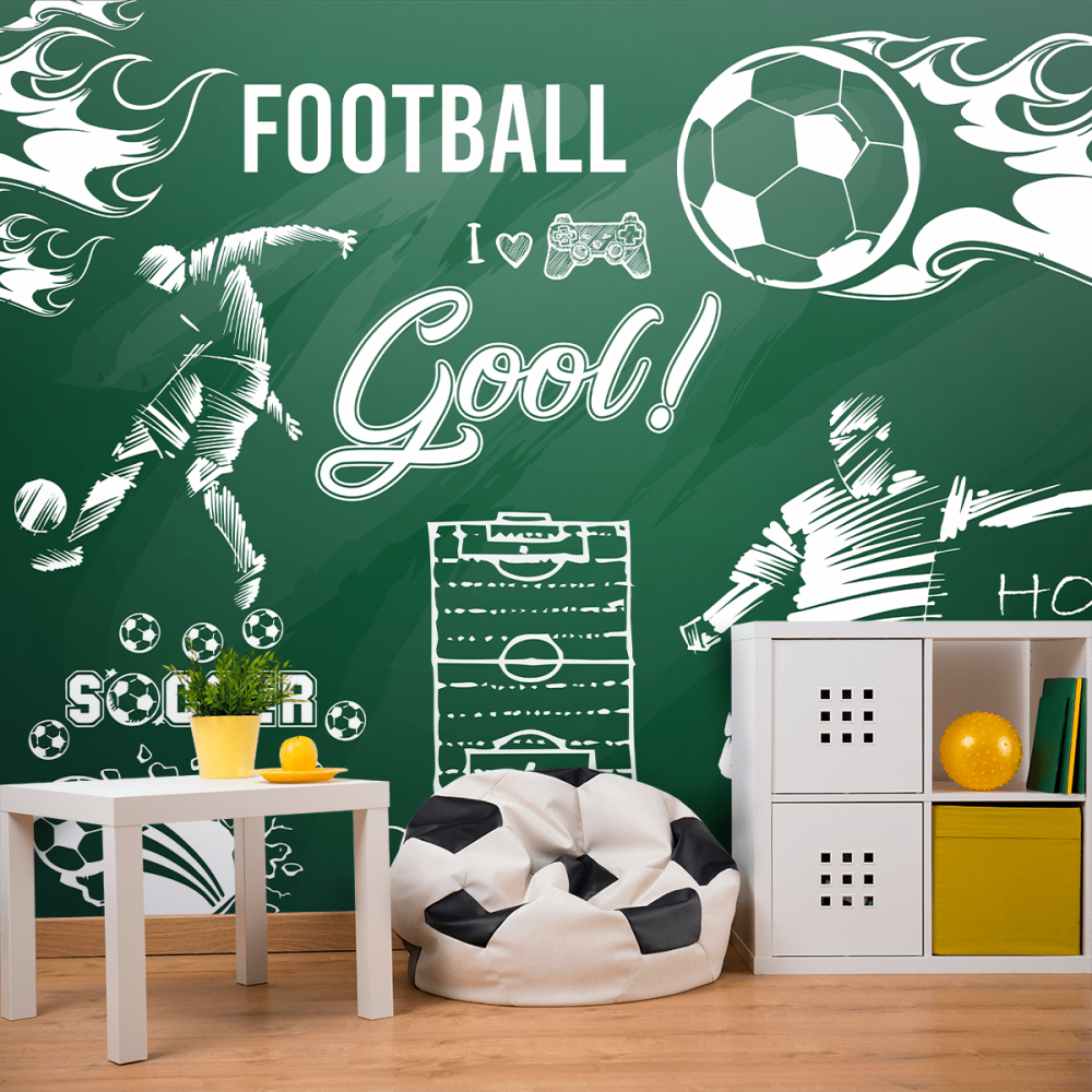 Papel de Parede Personalizado Futebol em Jogo