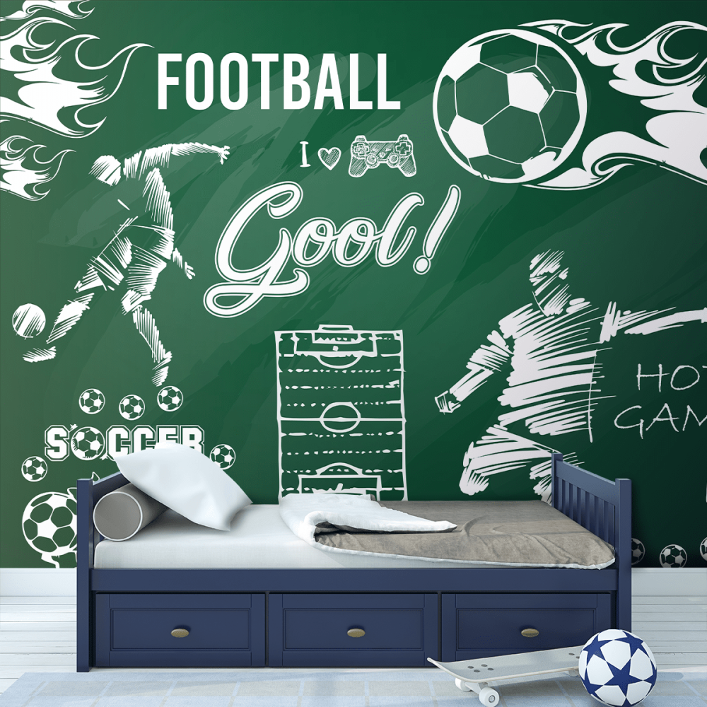 Papel de Parede Personalizado Futebol em Jogo