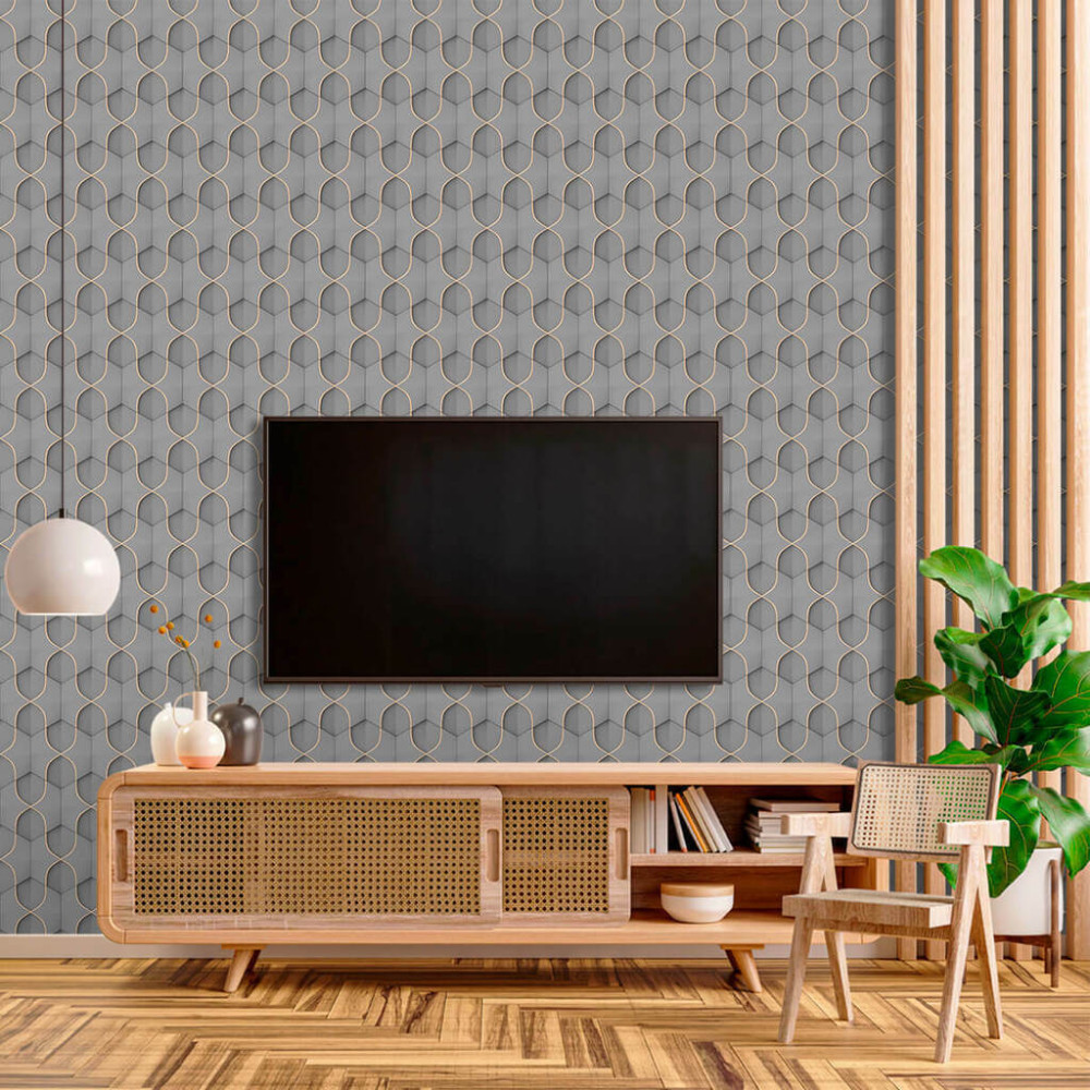 Papel de Parede Geométrico Abstrato Papel de Parede Geométrico Abstrato