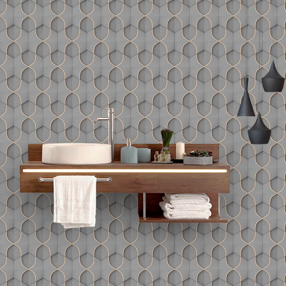 Papel de Parede Geométrico Abstrato Papel de Parede Geométrico Abstrato