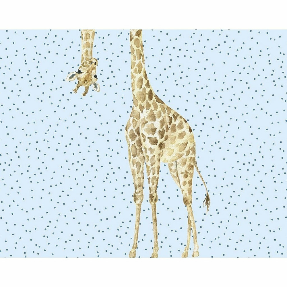 Papel de Parede Personalizado Girafa Poá Papel de Parede Personalizado Girafa Poá