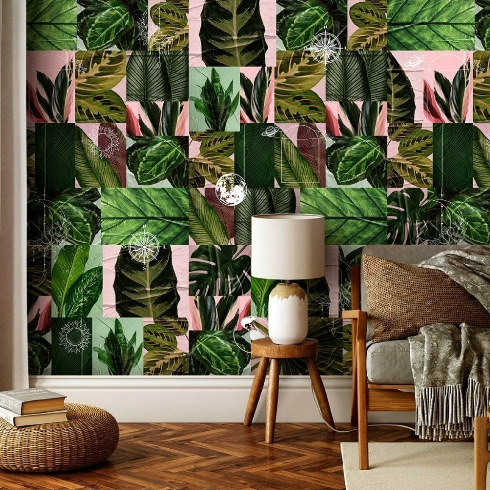 Papel de Parede Personalizado Lambe-Lambe Floral