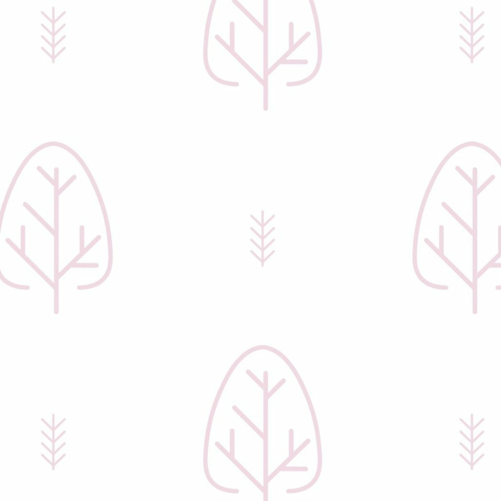 Papel de Parede Baby Pink Tree