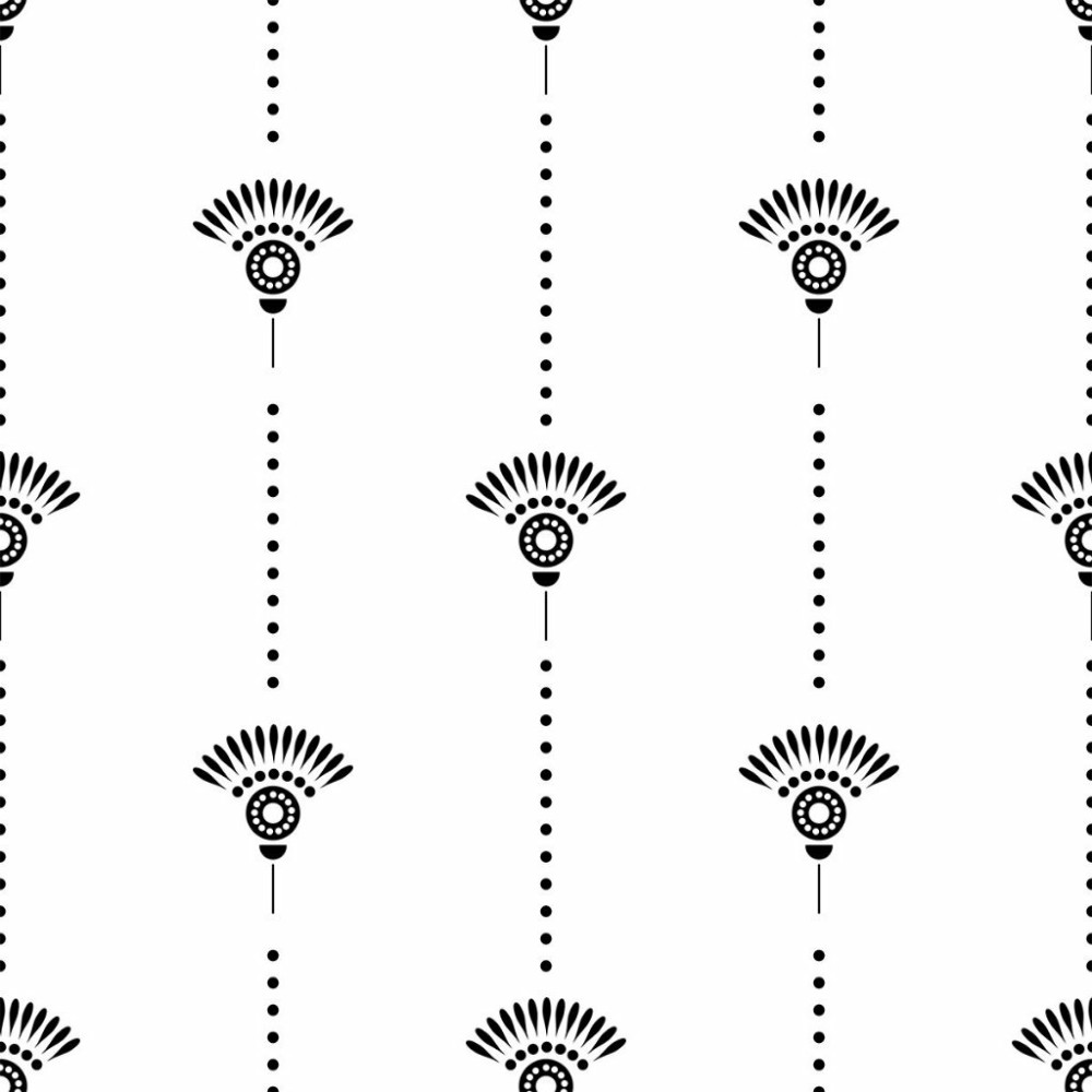 Papel de Parede Personalizado Black Dotted Papel de Parede Personalizado Black Dotted