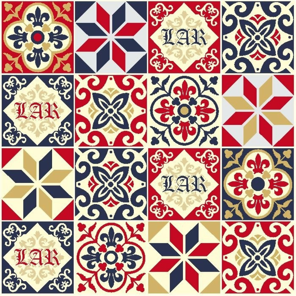 Adesivo de Azulejo Hidráulico Lar