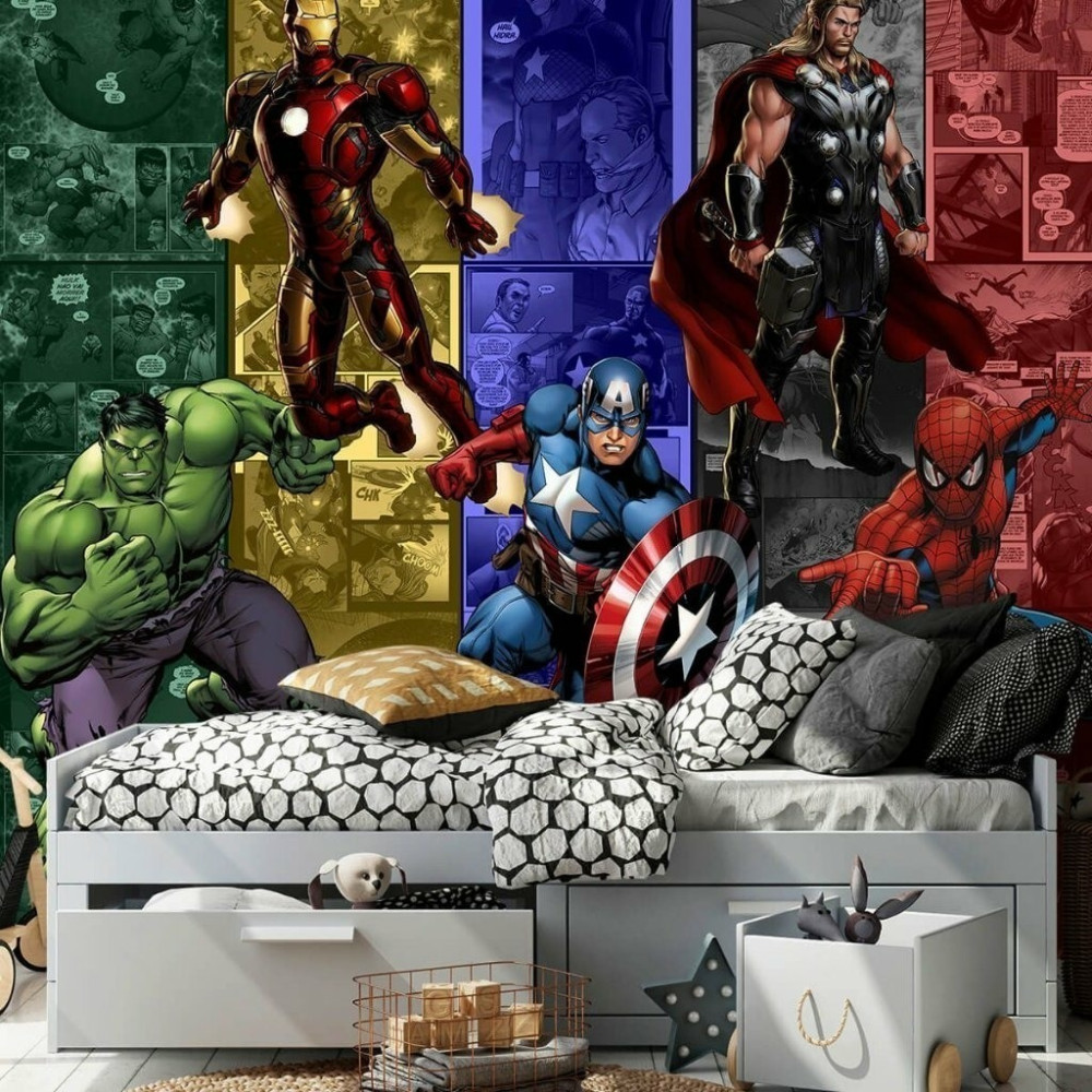 Papel de Parede Personalizado Os Vingadores