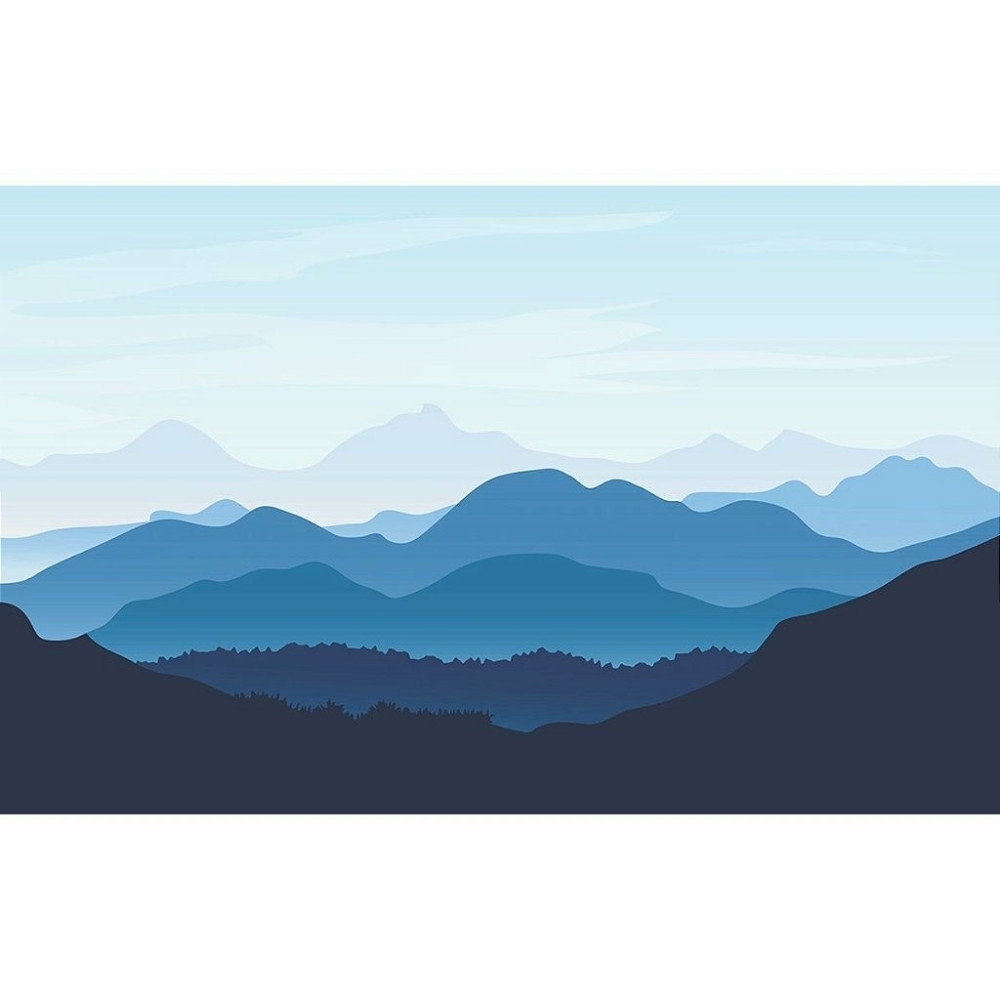 Papel De Parede Personalizado Blue Hills Papel De Parede Personalizado Blue Hills