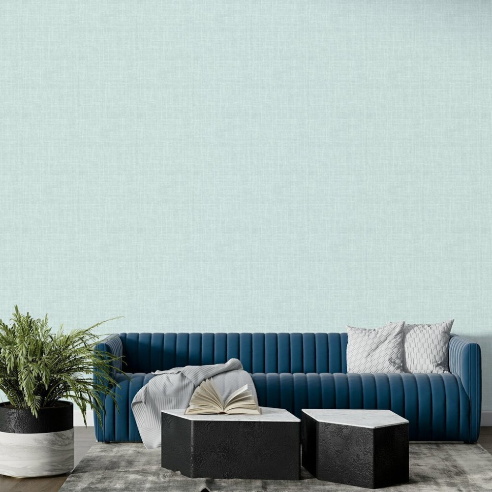 Papel de Parede Tecido Linho Verde Pastel Papel de Parede Tecido Linho Verde Pastel