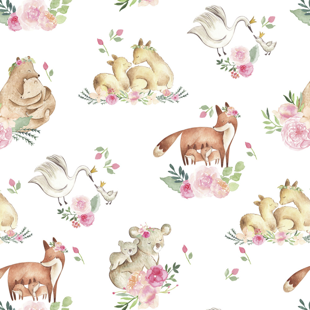 Papel de Parede Baby Amigos da Floresta Papel de Parede Baby Amigos da Floresta