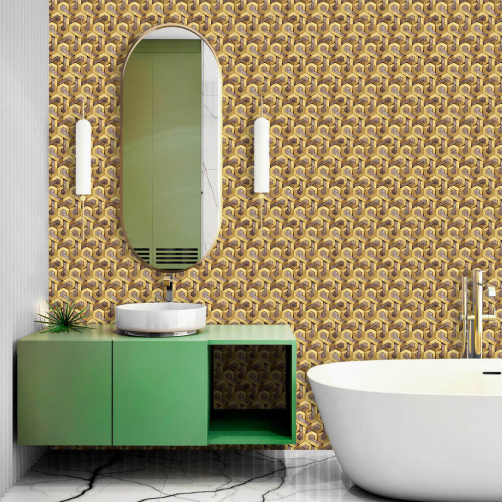 Papel de Parede Geométrico Formas Elegante Papel de Parede Geométrico Formas Elegante