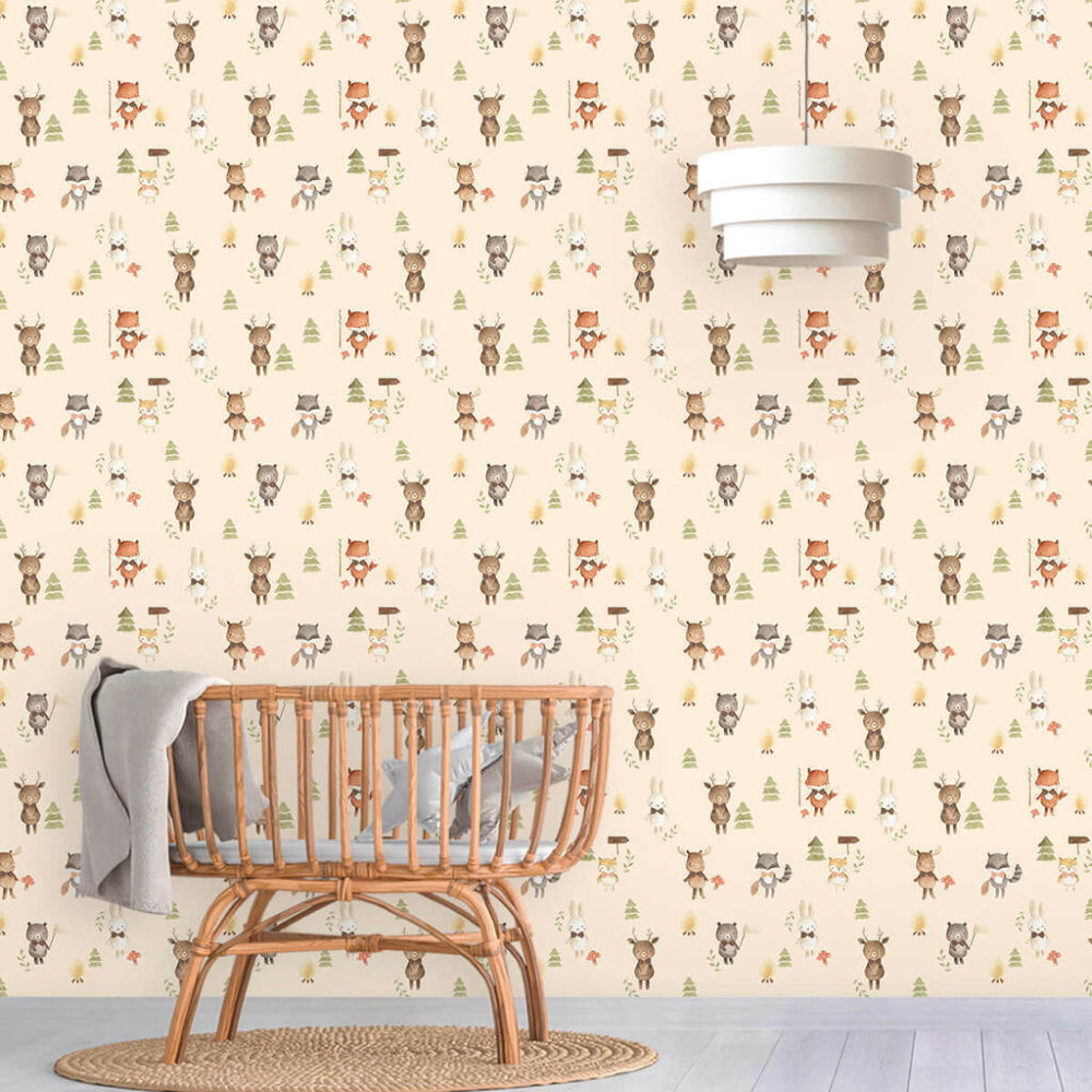 Papel de Parede Baby Bichos Aventureiros Papel de Parede Baby Bichos Aventureiros