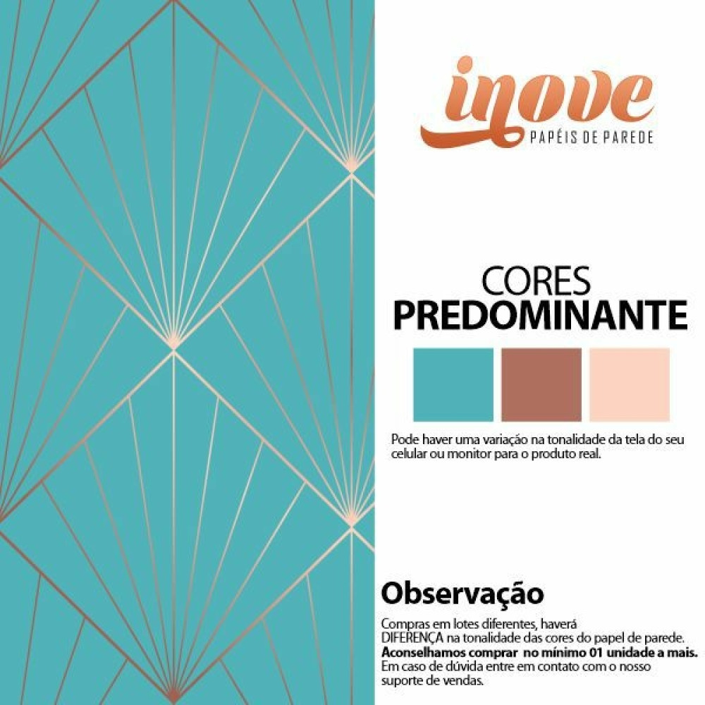 Papel de parede Geométrico Triângulos Tiffany