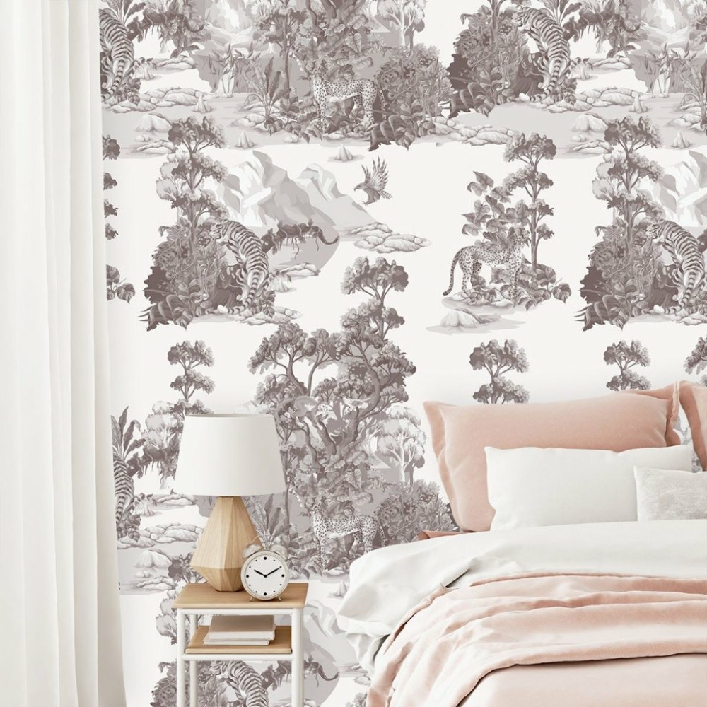 Papel De Parede Personalizado Selva Safári Infantil