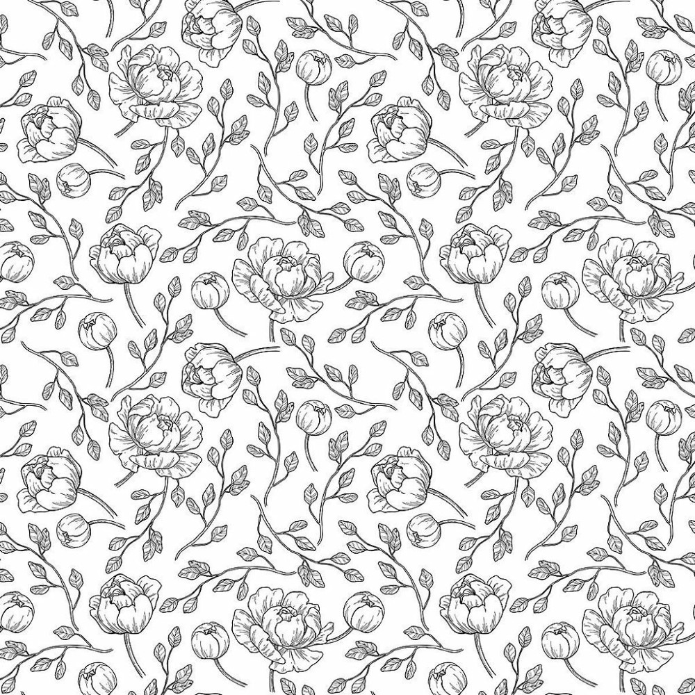 Papel De Parede Personalizado Flores Delicadas