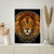 Quadro Decorativo Leão Realista
