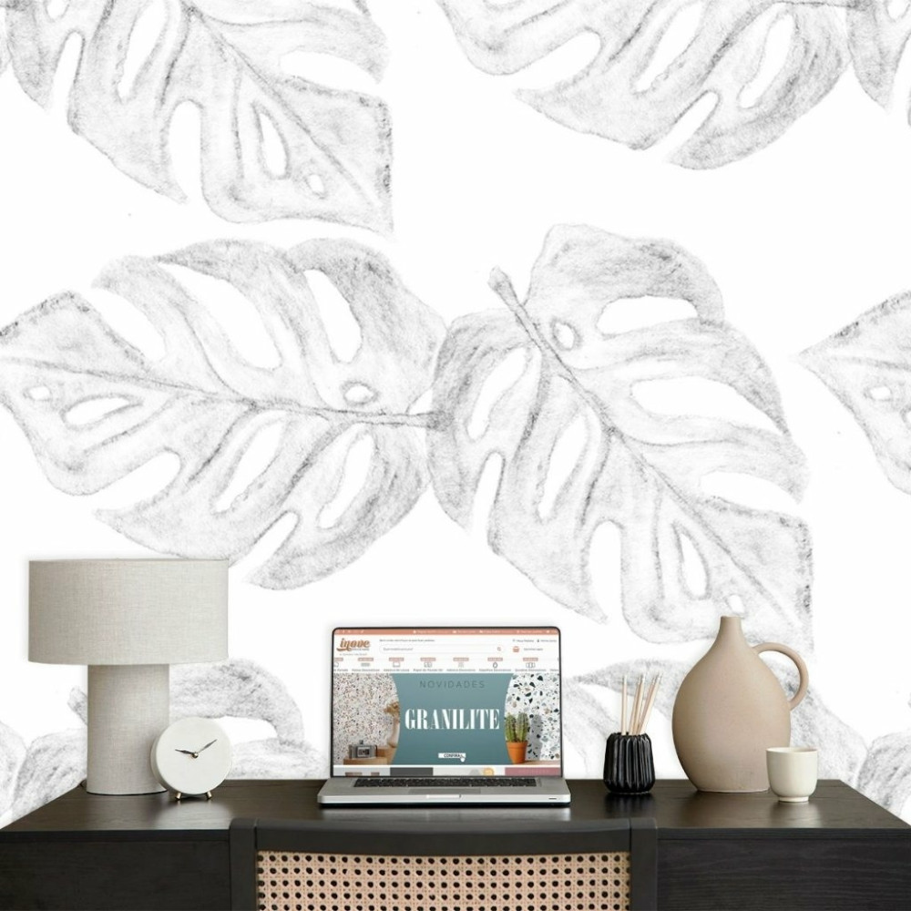 Papel De Parede Personalizado Costela De Adão Aquarela