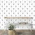 Papel de Parede Personalizado Black Dotted