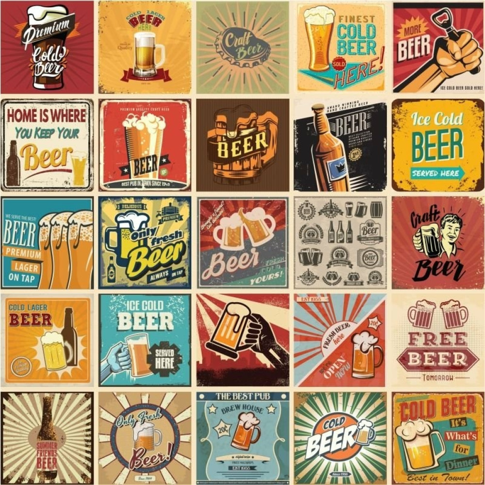 Papel de Parede Para Cozinha Cervejas Papel de Parede Para Cozinha Cervejas