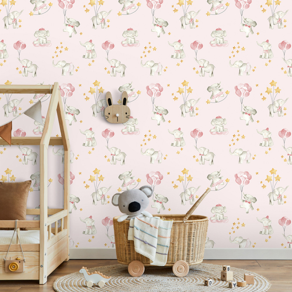 Papel de Parede Baby Elefante no Circo Papel de Parede Baby Elefante no Circo