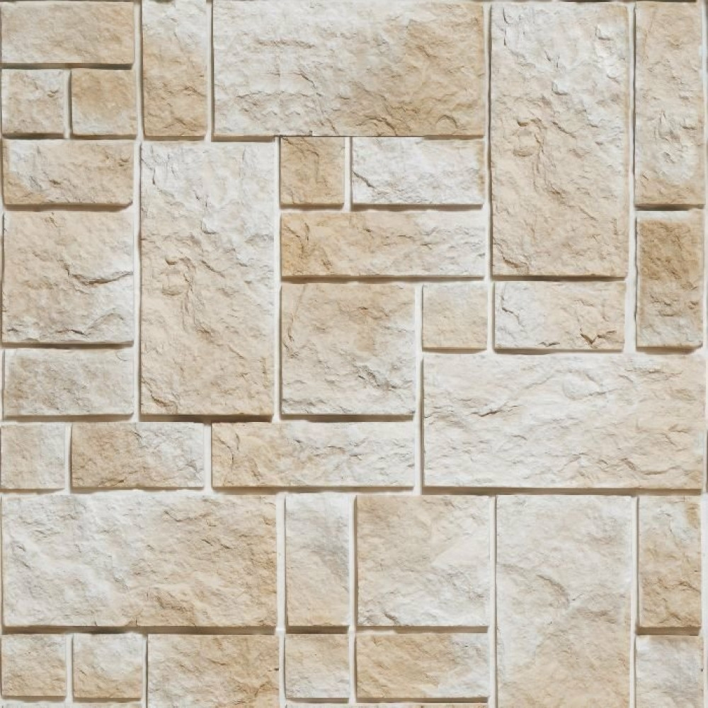 Papel de Parede Pedra em Tons de Bege