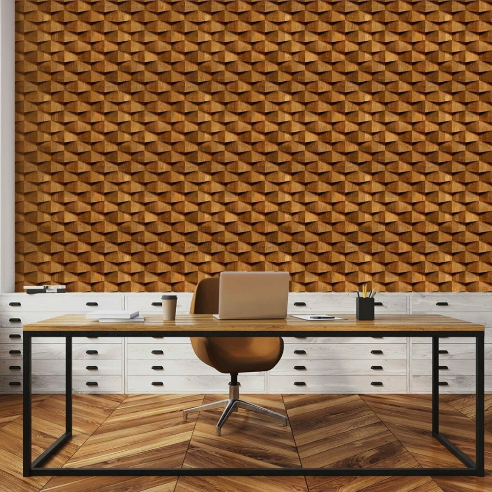 Papel de Parede Madeira Casqueado