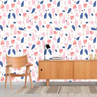 Papel De Parede Personalizado Granilite Pink