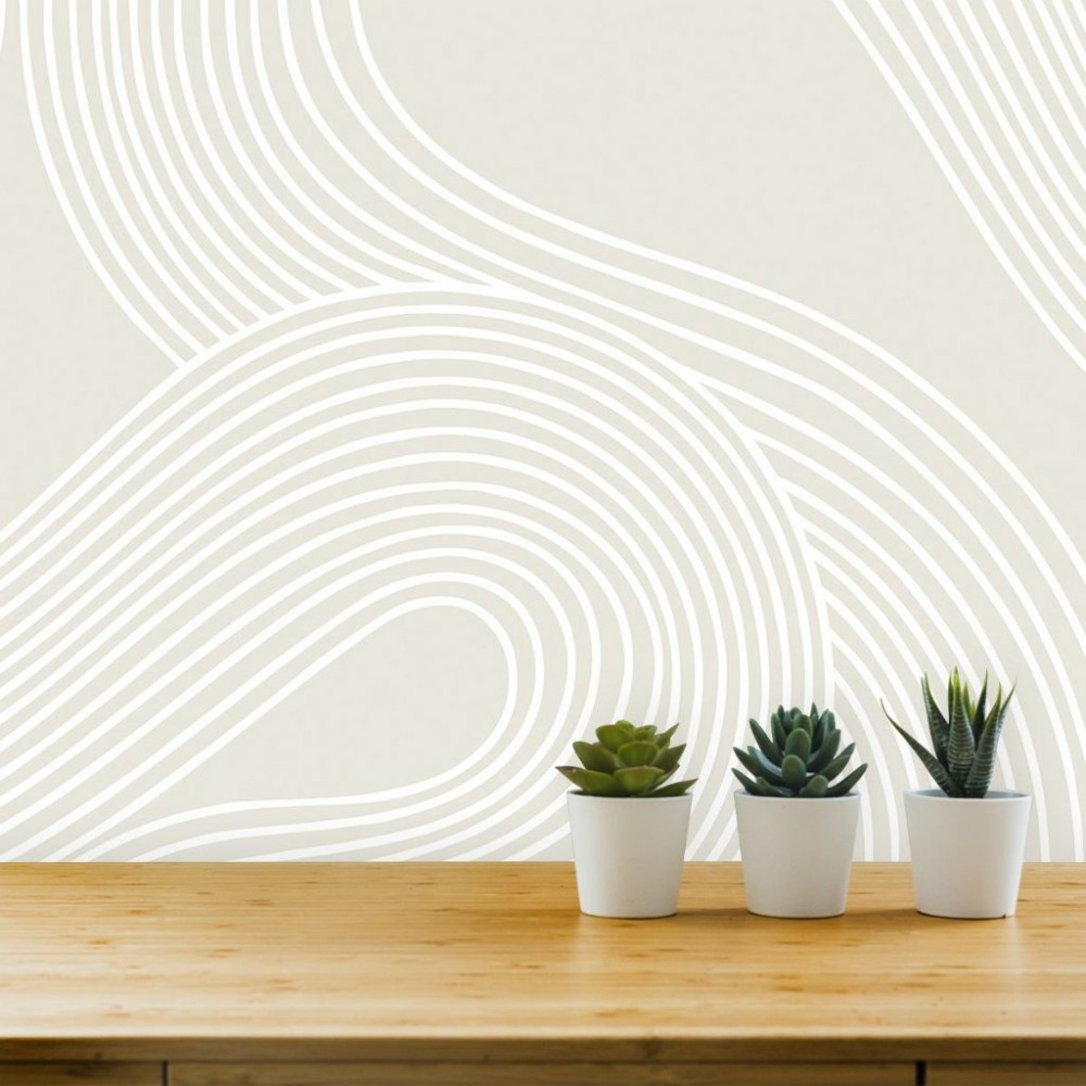 Papel De Parede Personalizado Clear Lines Papel De Parede Personalizado Clear Lines