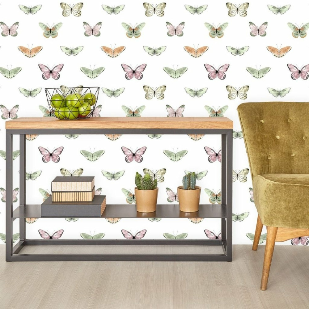 Papel De Parede Personalizado Borboletas