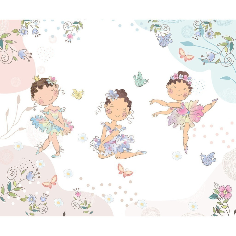 Papel De Parede Personalizado Bailarinas Fashion Papel De Parede Personalizado Bailarinas Fashion