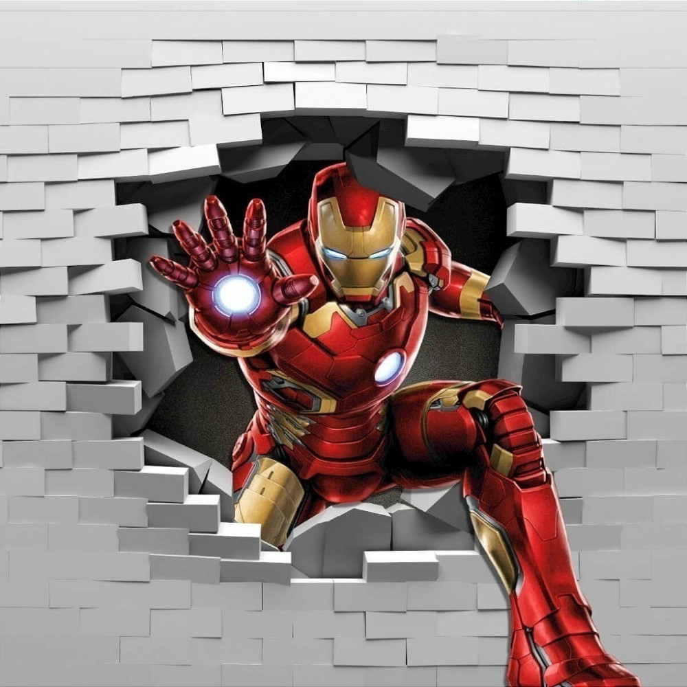 Papel de Parede Personalizado Homem de Ferro