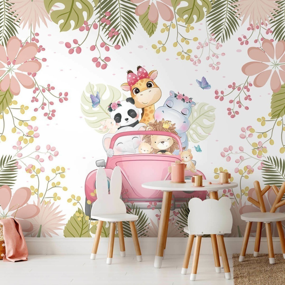 Papel De Parede Personalizado Bichinhos na Primavera Papel De Parede Personalizado Bichinhos na Primavera