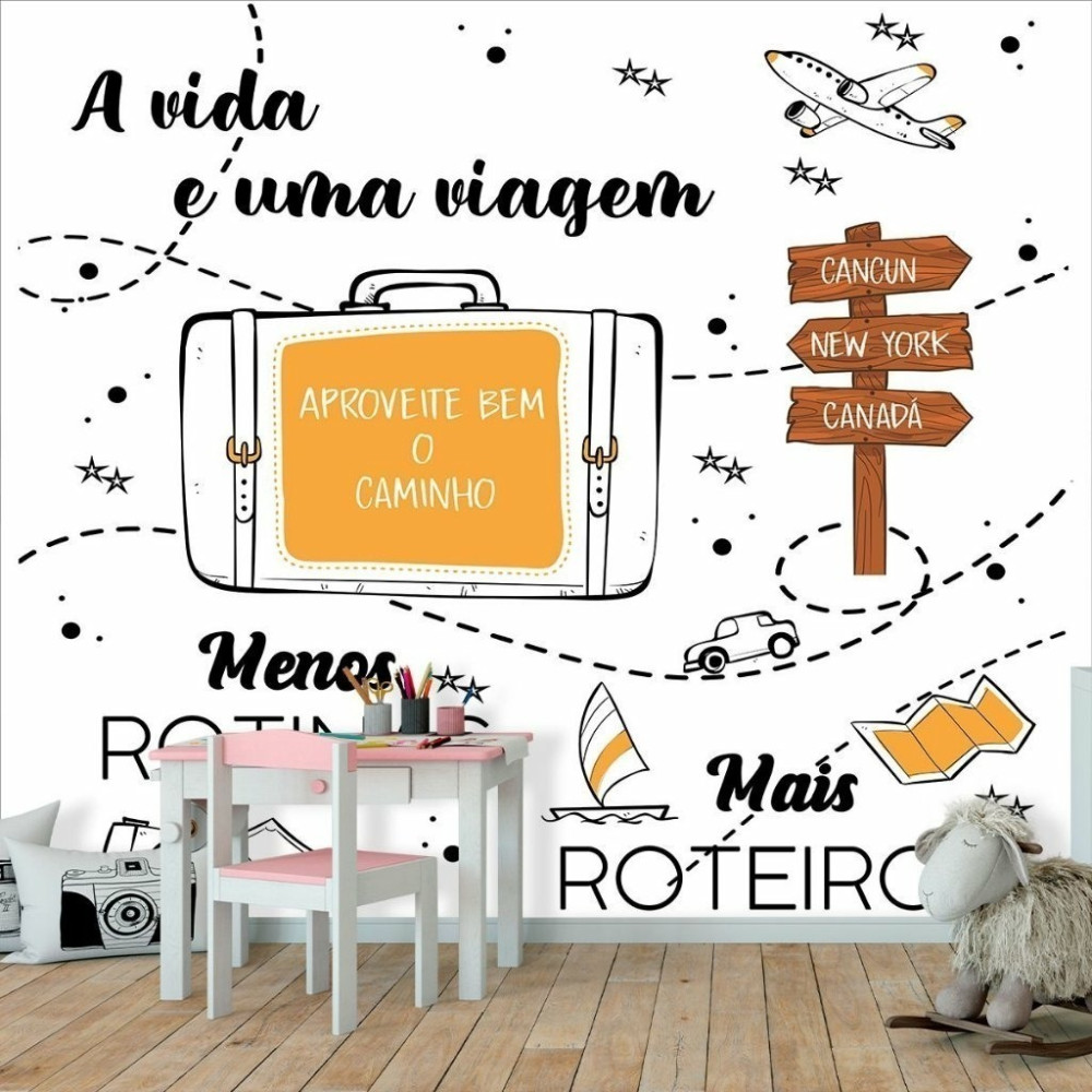 Papel de Parede Personalizado Viagens