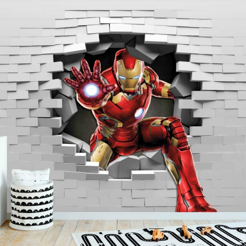 Papel de Parede Personalizado Homem de Ferro