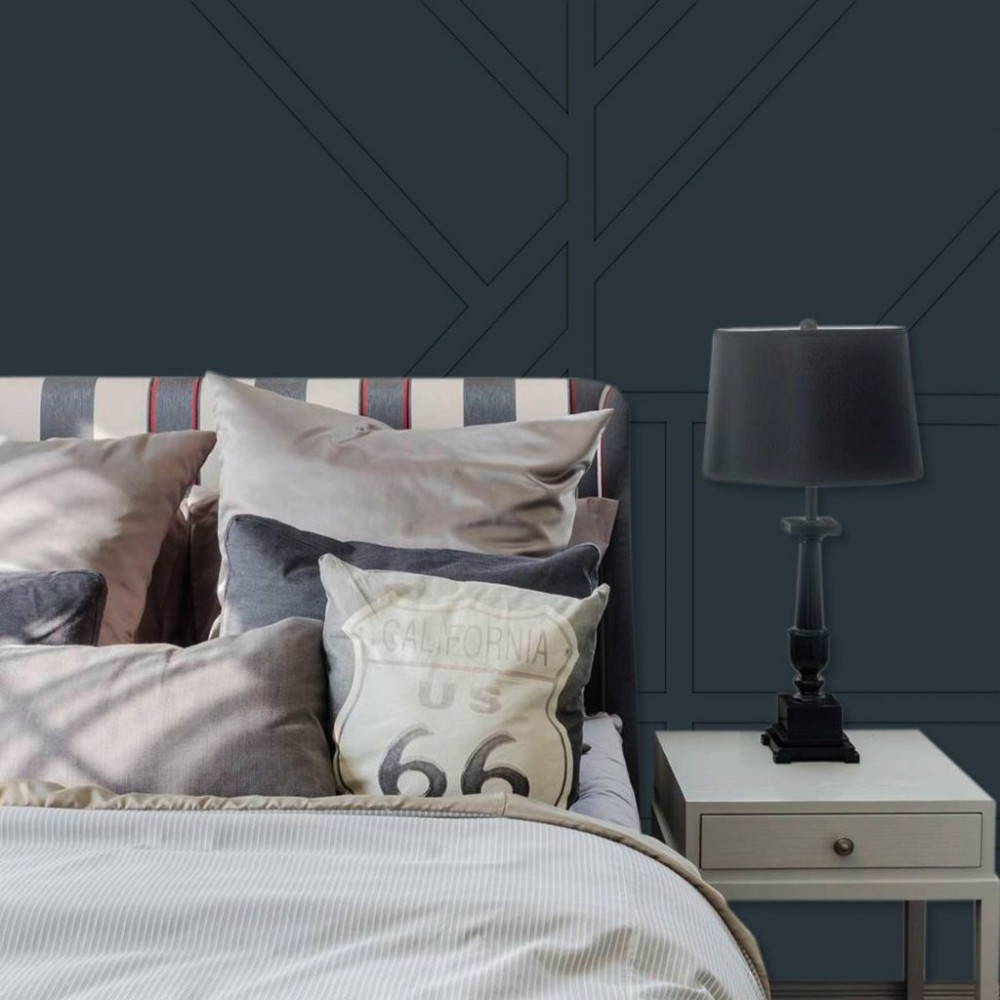 Papel de Parede Personalizado Painel de Madeira Azul Petróleo Papel de Parede Personalizado Painel de Madeira Azul Petróleo