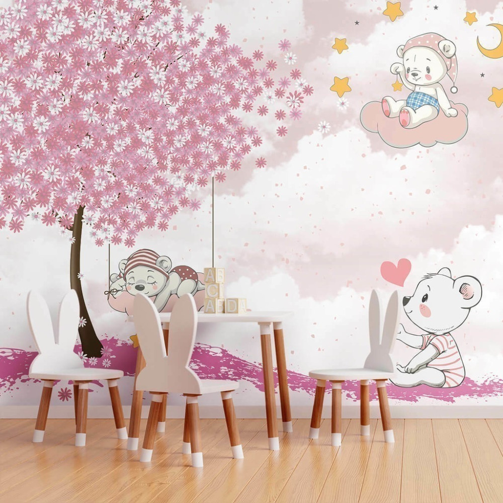 Papel De Parede Personalizado Ursinho Soneca