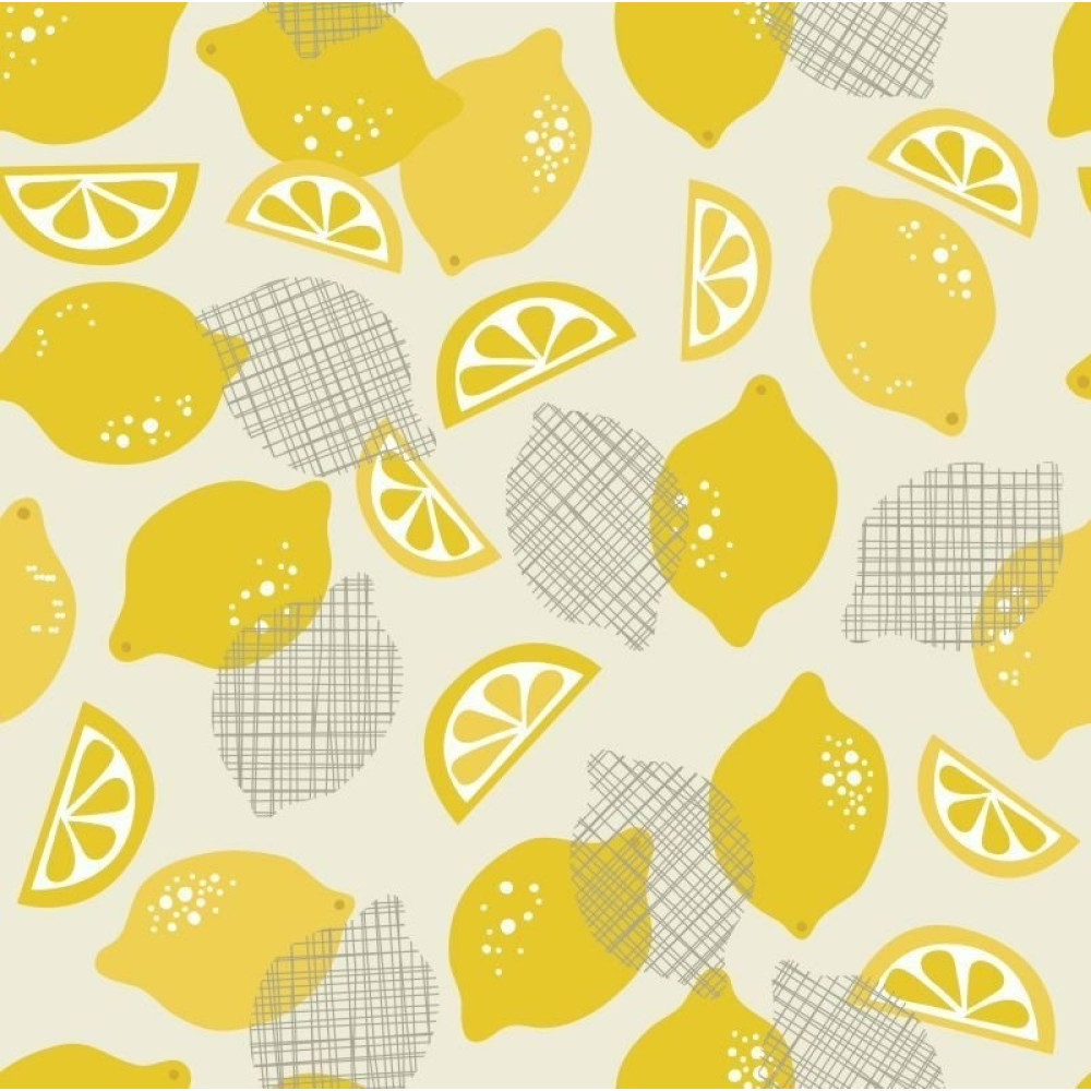 Papel de Parede Para Cozinha Limões