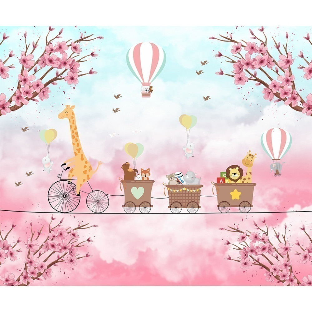 Papel De Parede Personalizado Passeio Com Amiguinhos