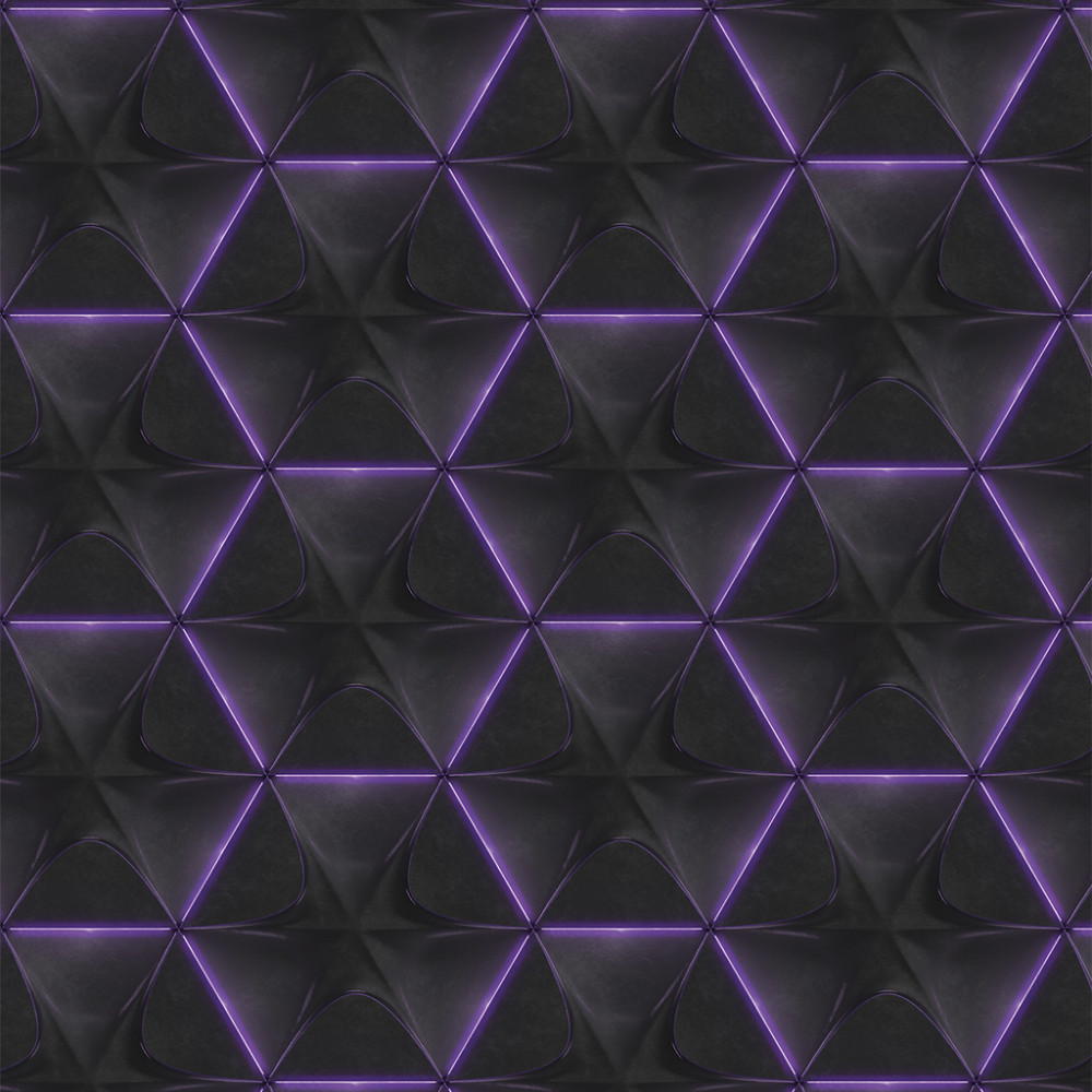 Papel de Parede Geométrico Matiz Violeta