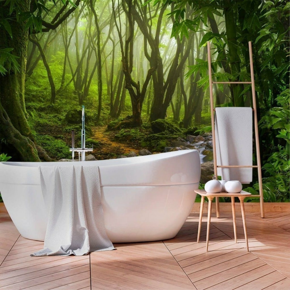 Papel de Parede Personalizado Natureza Riacho