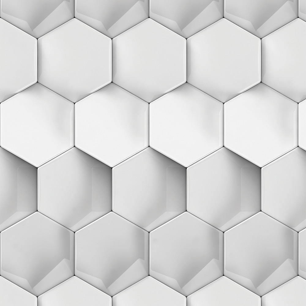 Papel de Parede Geométrico Pó de Prata