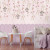 Papel De Parede Personalizado Cortina de Flores