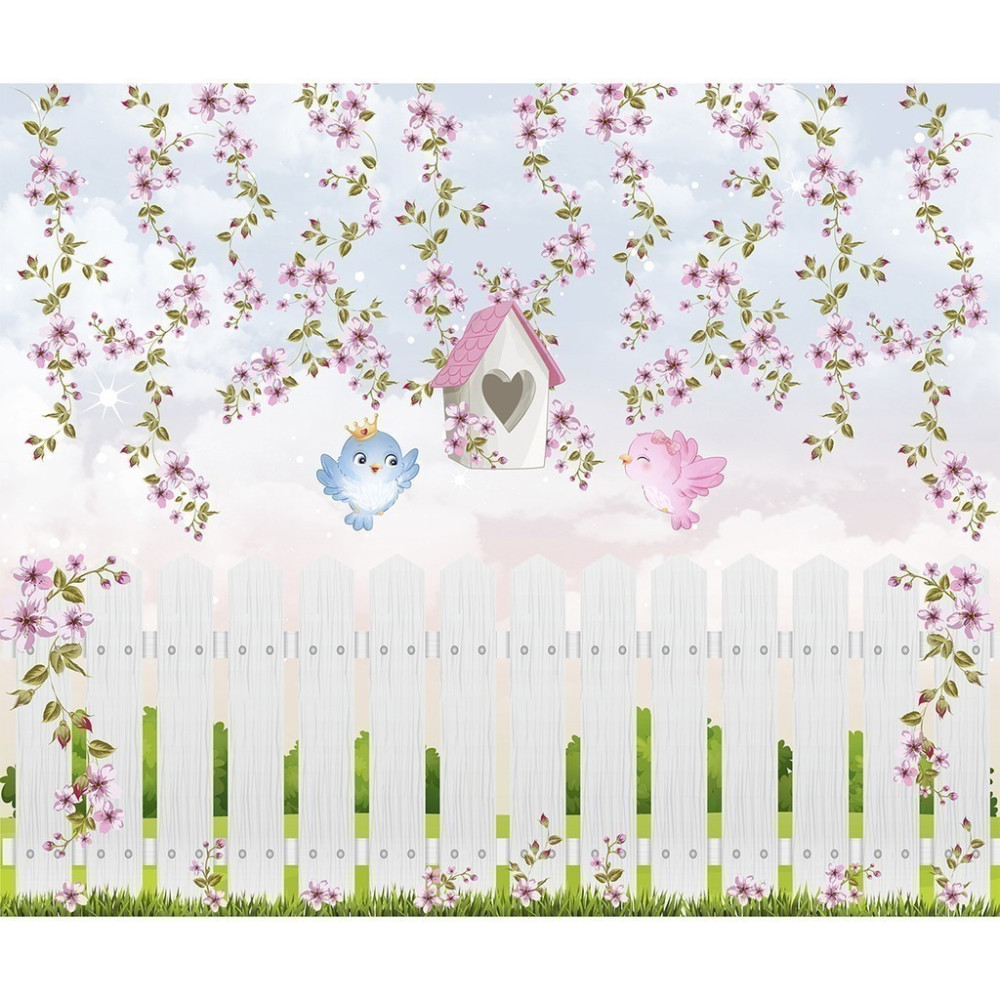 Papel De Parede Personalizado Casa de Passarinho