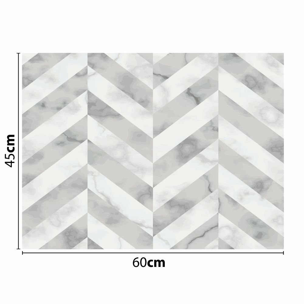 Revestimento de Azulejo Chevron Marmorizado Revestimento de Azulejo Chevron Marmorizado