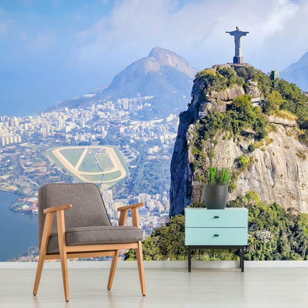 Papel de Parede Personalizado Cristo Redentor Papel de Parede Personalizado Cristo Redentor