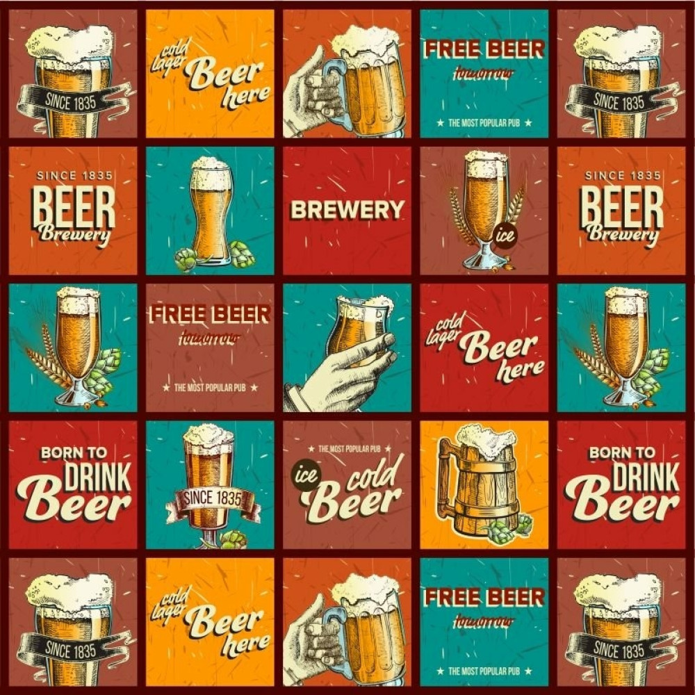 Papel de Parede Para Cozinha Pub Beer
