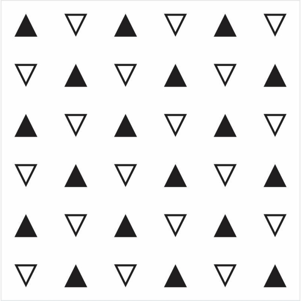 Papel de Parede Geométrico Triângulos Preto